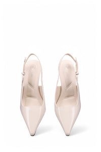 Inniu Catwalk Kirra Slingback Heels Vanilla Patent
