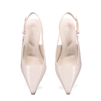 Inniu Catwalk Kirra Slingback Heels Vanilla Patent
