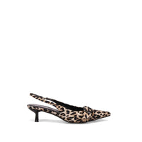 Inniu Catwalk Kylie Kitten Heel Leopard Satin