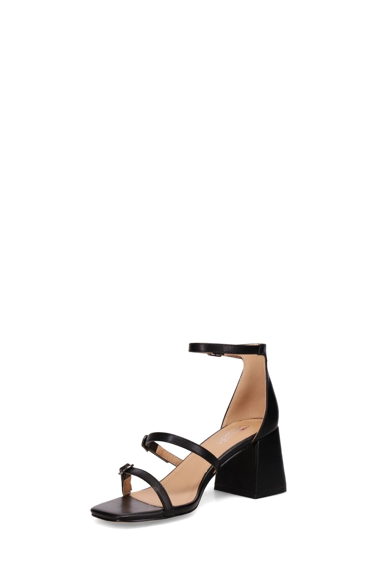 Inniu Catwalk Lenni Block Heel Sandal Black