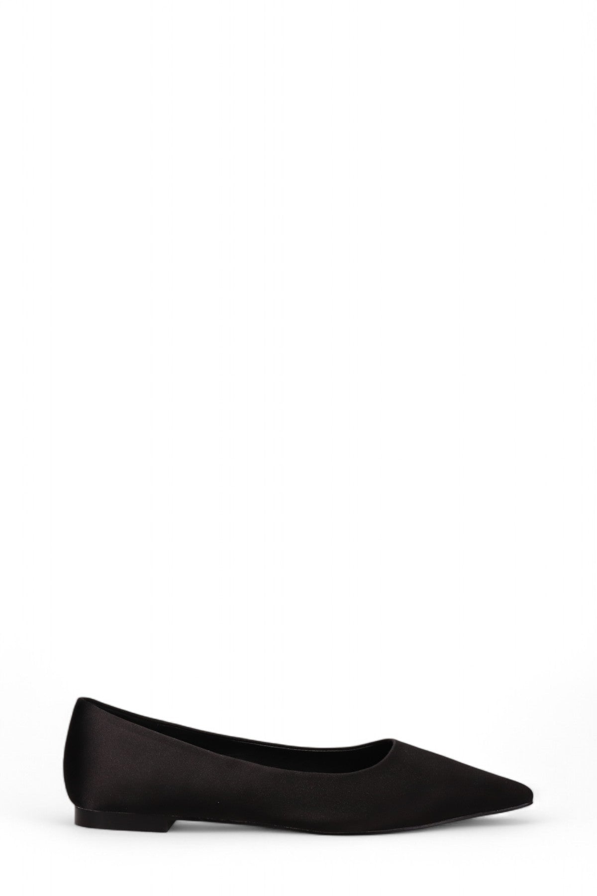 Inniu Catwalk Liana Flat Shoe Black Fabric