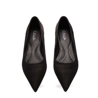 Inniu Catwalk Liana Flat Shoe Black Fabric