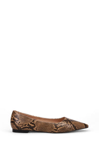 Inniu Catwalk Liana Flat Shoe Natural Snake