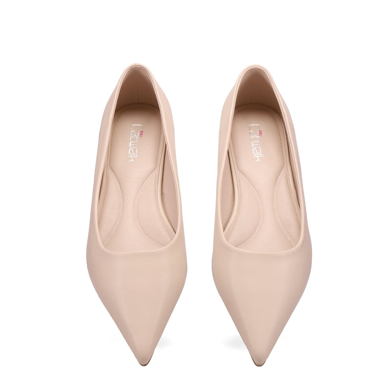 Inniu Catwalk Liana Flat Shoe Vanilla
