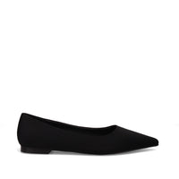Inniu Catwalk Liana Flat Shoe Black Fabric