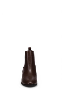 Inniu Catwalk Lilybet Slip On Boots Chocolate