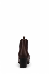 Inniu Catwalk Lilybet Slip On Boots Chocolate