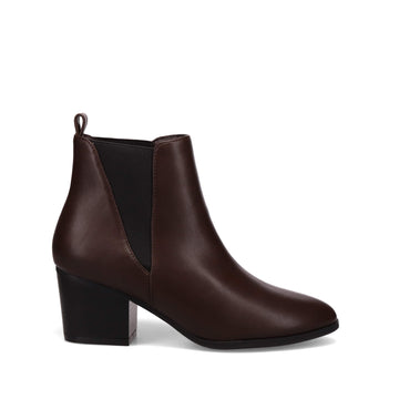 Inniu Catwalk Lilybet Slip On Boots Chocolate