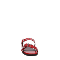 Inniu Catwalk Mabel Flat Sandal Red Patent