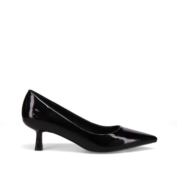 Inniu Catwalk Maya Low Heels Pump Black Patent