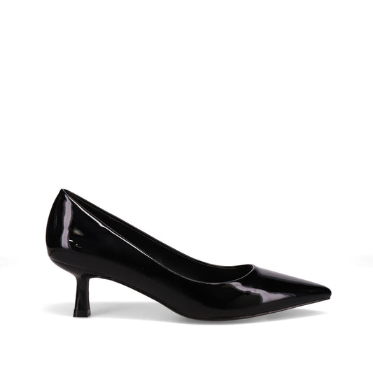 Inniu Catwalk Maya Low Heels Pump Black Patent