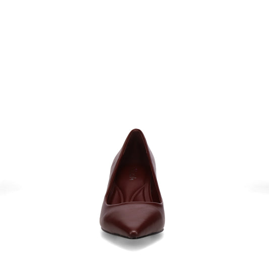 Inniu Catwalk Maya Low Heels Pump Deep Red