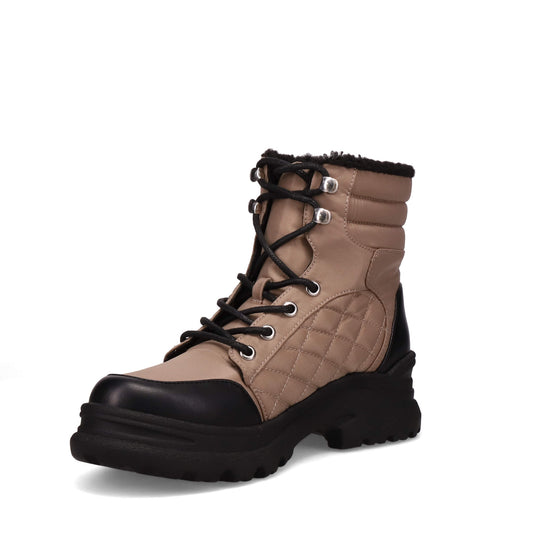 Atmosphere Munich Lace Up Boots Taupe