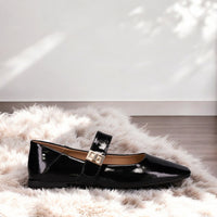 Inniu Catwalk Peony MaryJane Shoe Black