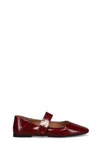 Inniu Catwalk Peony MaryJane Shoe Deep Red