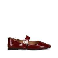 Inniu Catwalk Peony MaryJane Shoe Deep Red