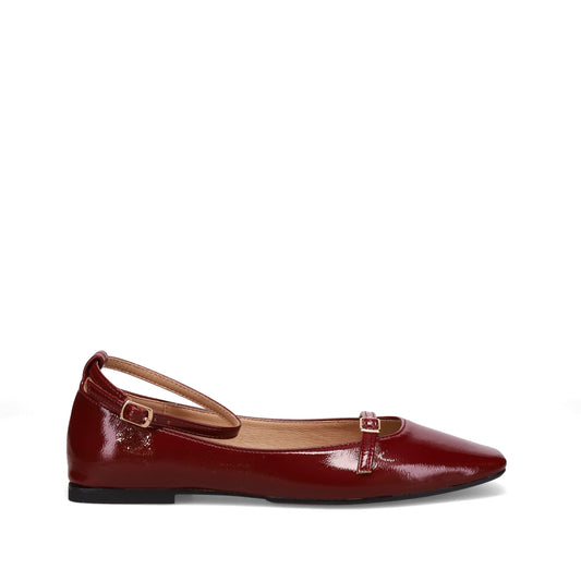 Inniu Catwalk Polly MaryJane Shoe Deep Red