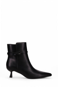 Inniu Catwalk Poppsie Zip Up Ankle Boots Black