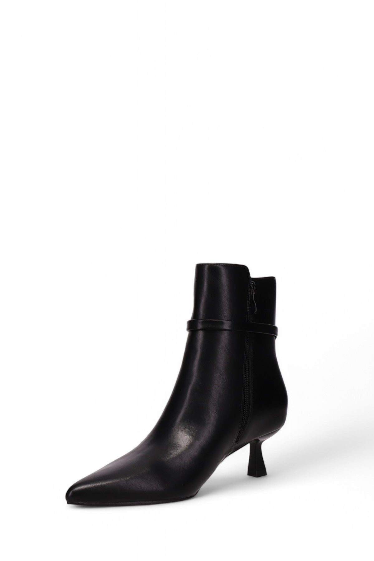 Inniu Catwalk Poppsie Zip Up Ankle Boots Black