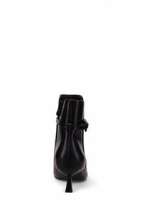 Inniu Catwalk Poppsie Zip Up Ankle Boots Black