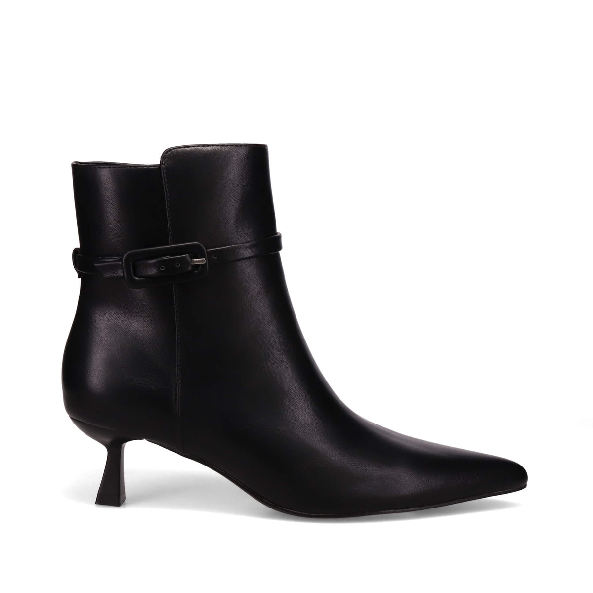 Inniu Catwalk Poppsie Zip Up Ankle Boots Black