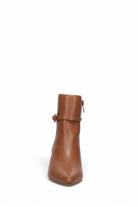 Inniu Catwalk Poppsie Zip Up Ankle Boots Tan