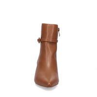 Inniu Catwalk Poppsie Zip Up Ankle Boots Tan