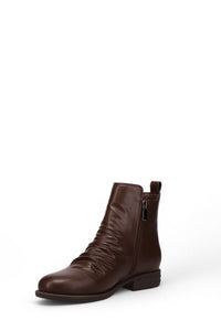 Inniu Catwalk Ree Slip on Boots Chocolate