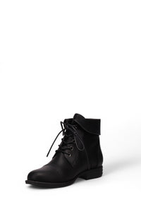 Inniu Catwalk Remi Lace Up Boots Black