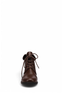 Inniu Catwalk Remi Lace Up Boots Chocolate