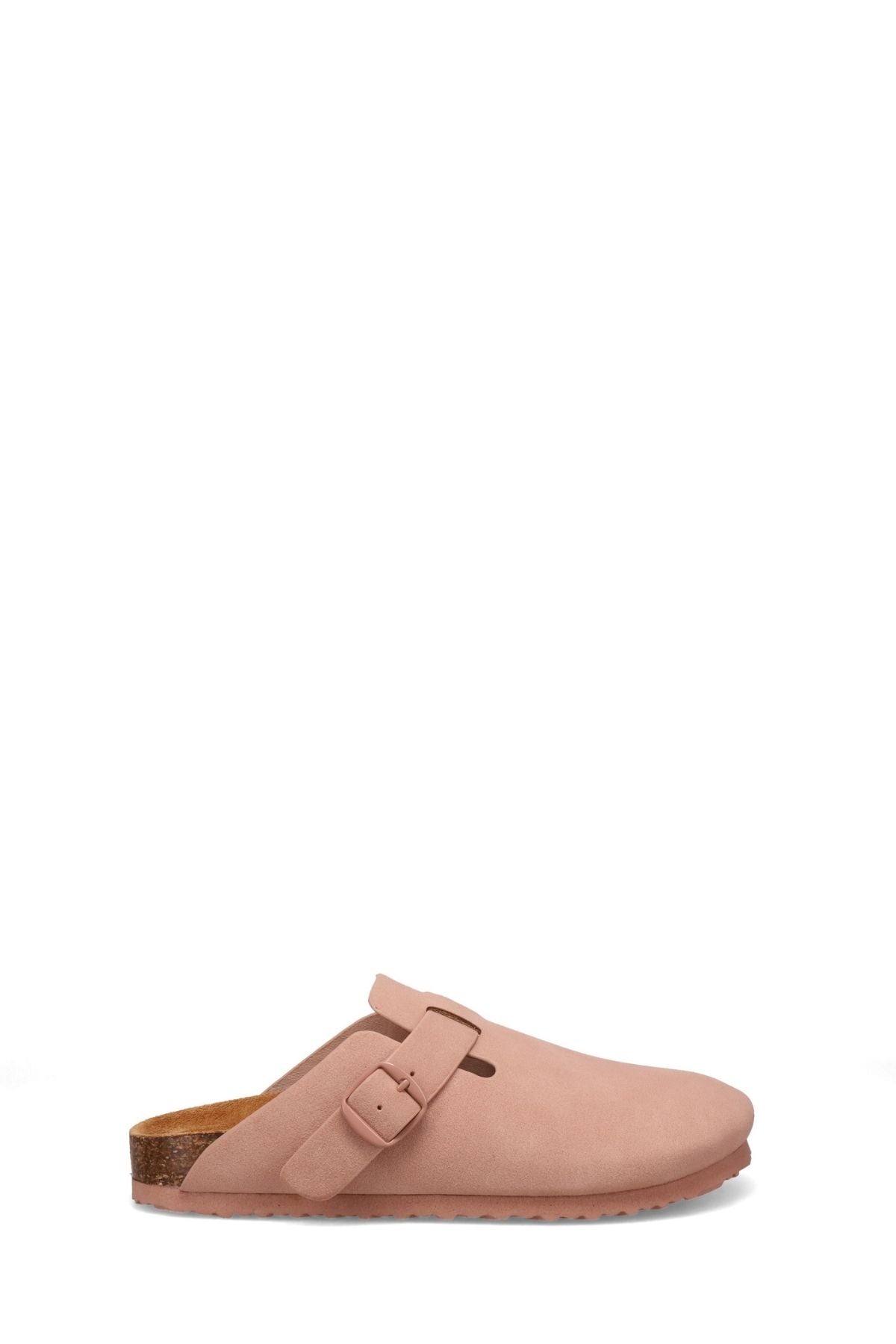 Inniu Catwalk San Jose Footbed Clog Mule Blush Vegan Suede