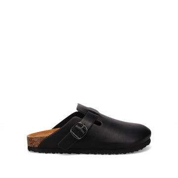 Inniu Catwalk San Jose Footbed Clog Mule Black