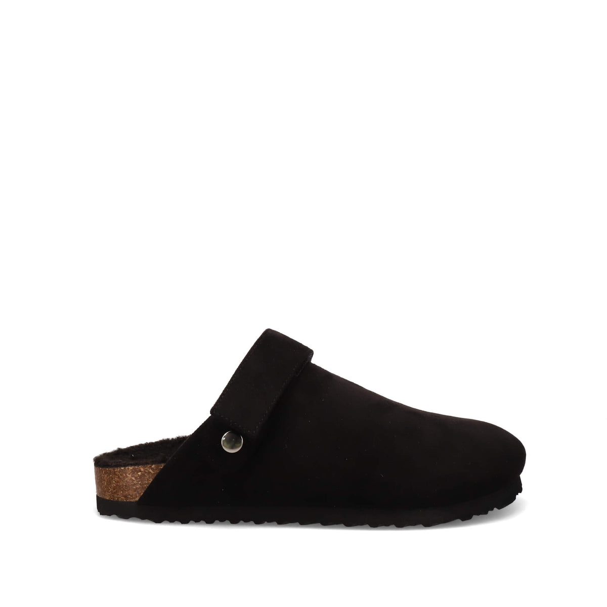 Inniu Catwalk Seattle Slide Shoe Black Vegan Suede