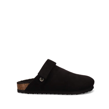 Inniu Catwalk Seattle Slide Shoe Black Vegan Suede