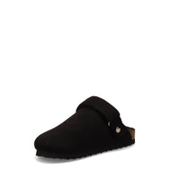 Inniu Catwalk Seattle Slide Shoe Black Vegan Suede