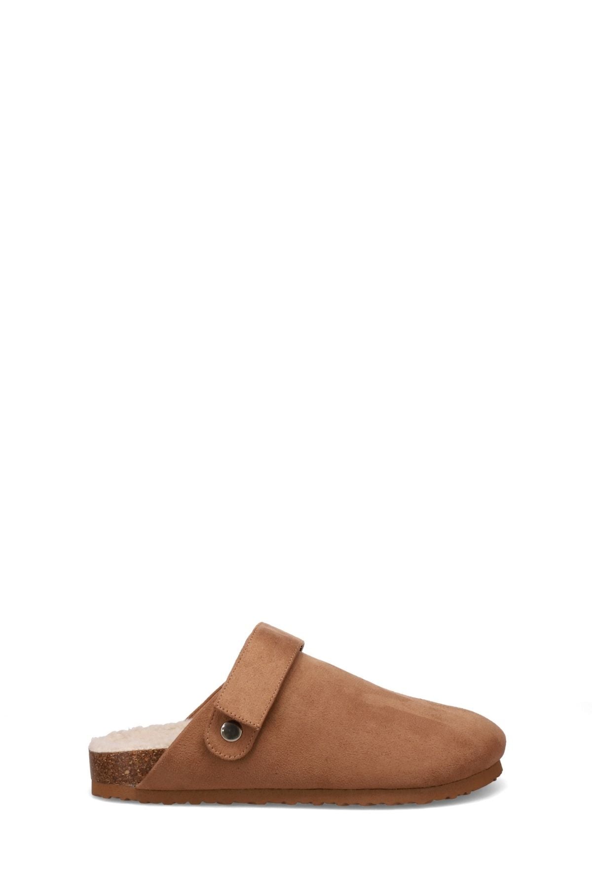 Inniu Catwalk Seattle Slide Shoe Tan Vegan Suede