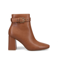 Inniu Catwalk Tammy Zip Up Ankle Boots Tan