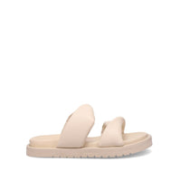 Inniu Catwalk Vacay Flat Sandals Vanilla