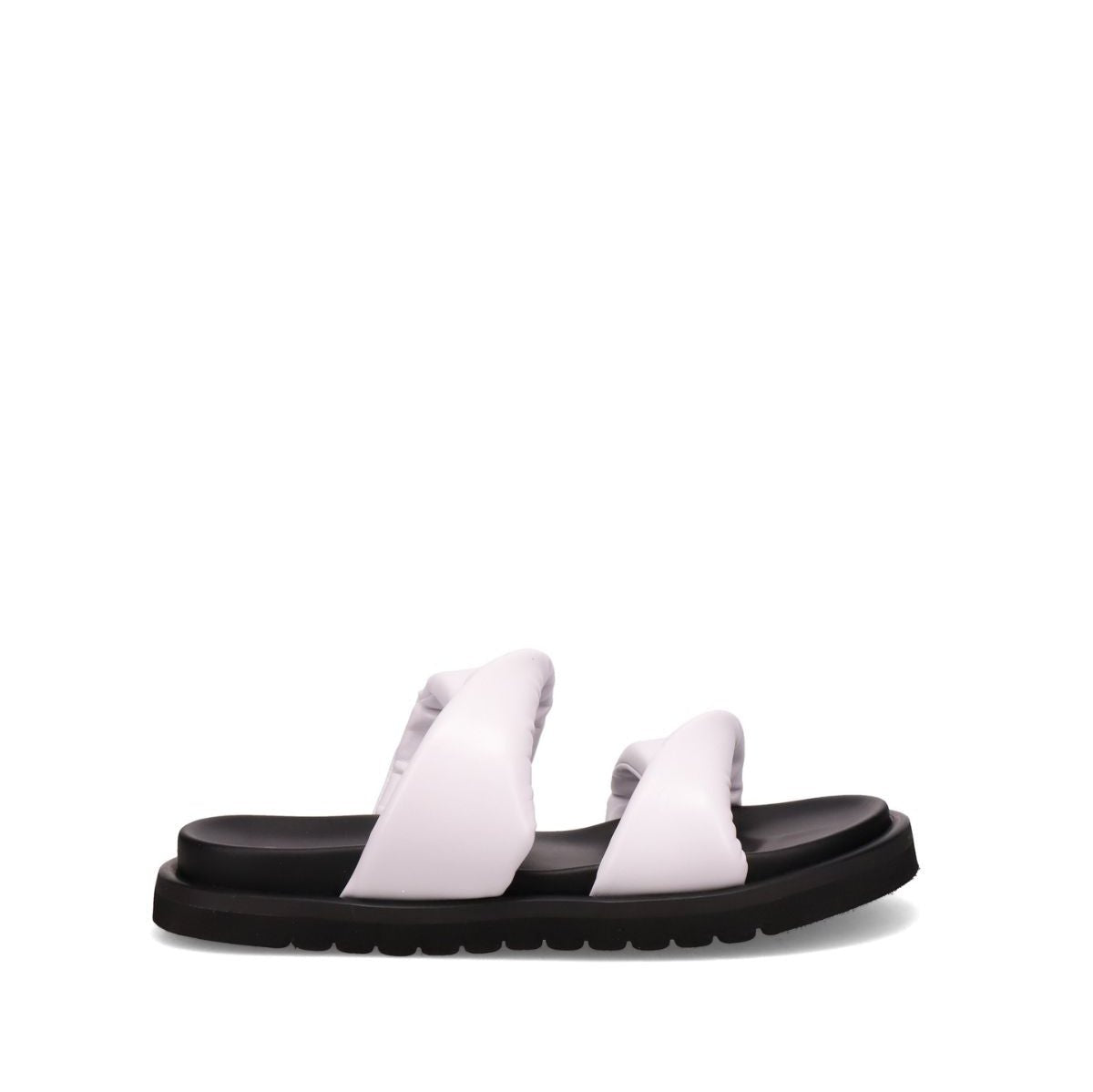 Inniu Catwalk Vacay Flat Sandals White