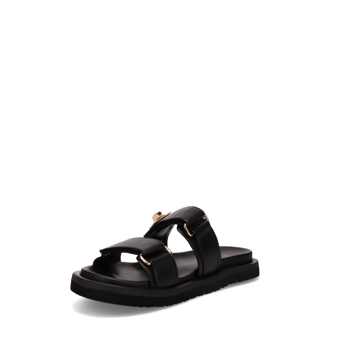 Inniu Catwalk Vancer Flat Sandal Black