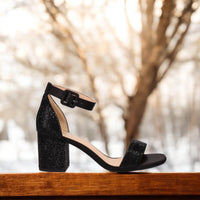 Inniu Catwalk Vegas Block Heels Black