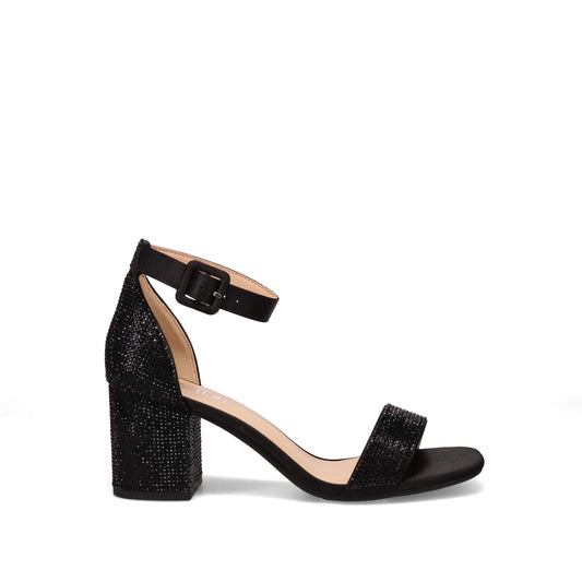 Inniu Catwalk Vegas Block Heels Black