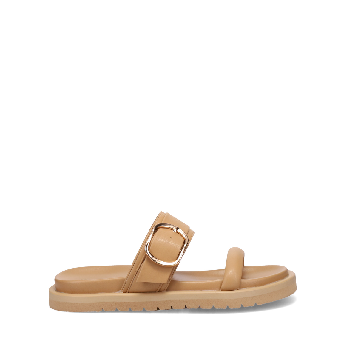 Inniu Catwalk Vision Flat Sandal Tan